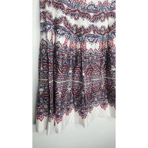 Talbots Women's Floral pleated Knee Length Skirt Size 6P - Picture 3 of 6